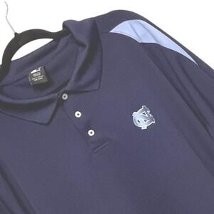 VTG Starter North Carolina Tar Heels Navy Blue Polo Shirt 3XL‎ NCAA UNC